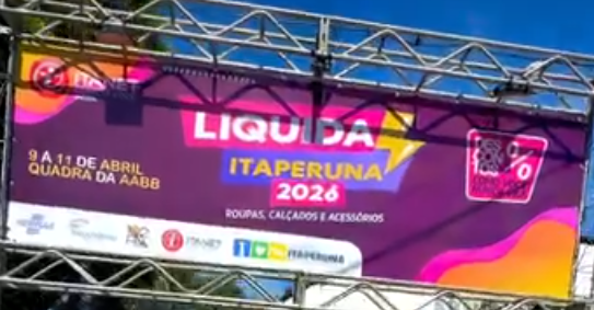 Banner original do Liquida Itaperuna 2026, com as marcas presentes no arquivo fornecido